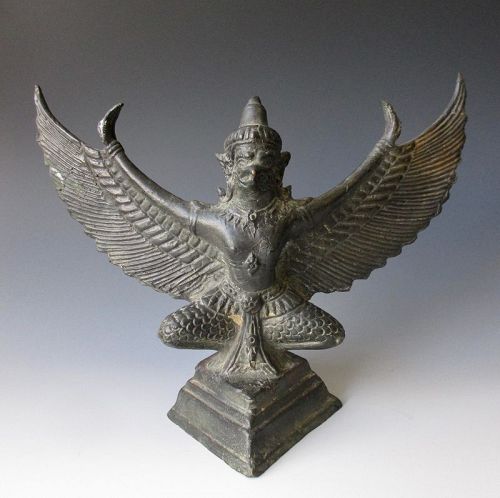 Thai Antique Bronze Figure of Garuda