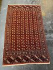 Antique Turkmenistan Tekke Rug Hand Knotted 1880's