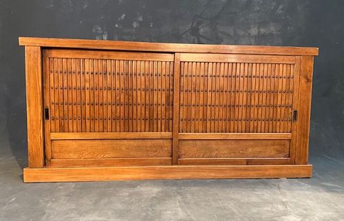 Antique Japanese Single Section Mizuya Tansu (Kitchen Chest) Meiji Era