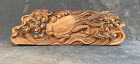 Rare Antique Japanese Kame Temple Carving Sea Turtle Kuwanoki Edo Era