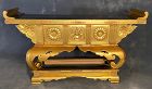 Japanese Antique Large Gold Lacquer Buddhist Altar Table