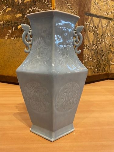 Antique Chinese Claire de Lune Vase