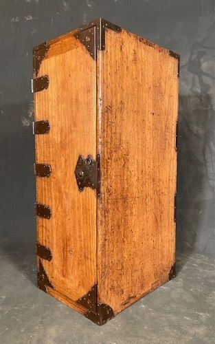 Antique Japanese Rare Tall Tansu with 7 Drawers & Secret Hidden Box