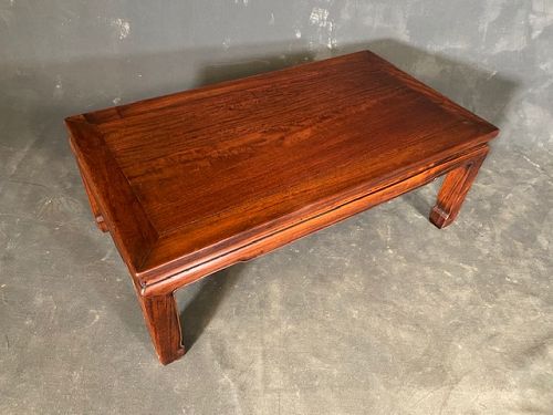 19th Century Chinese Huanghuali Low Rectangular Table