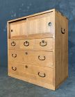 Japanese Small Tansu Chest  Antique Furniture