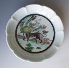Chinese Antique Porcelain Bowl with Qilin