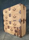 Antique Japanese Tansu Chest Nihon Matsu Kasane Kiri Meiji Era