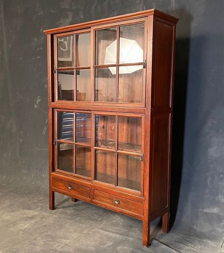 Antique Chinese Display Cabinet Mahogany Republic Period