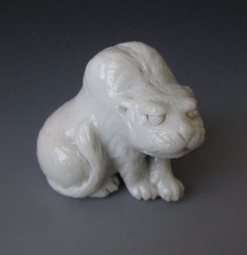 Japanese Antique Small Hirado Ware Figure of a Tiger
