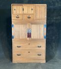 Japanese Tansu Chest Isho Biraki 3 Section Mid Century Kiri