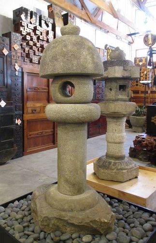 Japanese Antique Stone Lantern (Ishidourou)