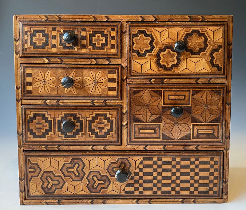 Japanese Antique Marquetry Box