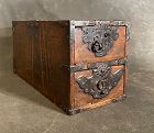 Antique Japanese Merchant Box Sakata Chobako Edo Era