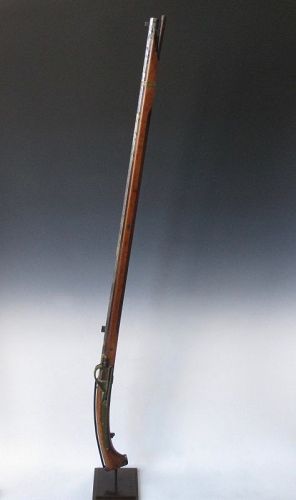 Japanese Antique Tanegashima Matchlock Rifle with Birds