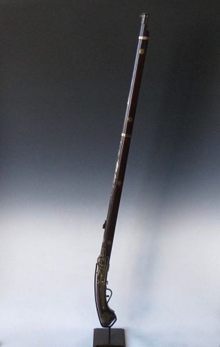 Japanese Antique Tanegashima Matchlock Rifle with Mon of Oda Clan