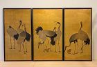 Japanese Antique Painting of Cranes