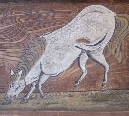Japanese Antique Horse Ema