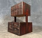 Unusual Japanese 2-Tiered Medicine Kusuri Chest