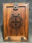 Antique Japanese Kotansu Administrator Traveling Chest Dual Open Edo