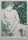 Mayumi Oda Print "Mint Garden"