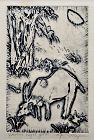 Print by Mayumi Oda, "Yvonn's Night Goat"