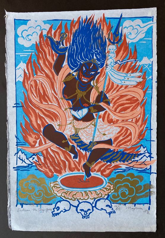 Mayumi Oda Print "Dakini, the Sky Goer"