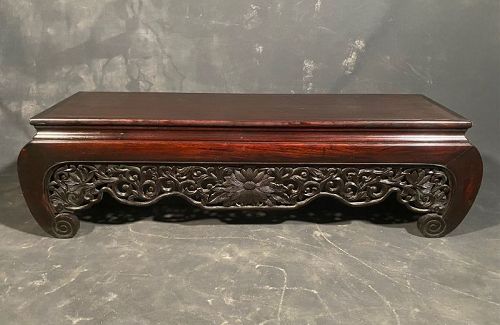 Antique Japanese Buddhist Altar Table Rosewood Meiji Era