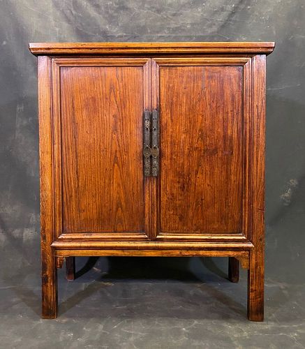 Chinese Antique Elm Wood Cabinet