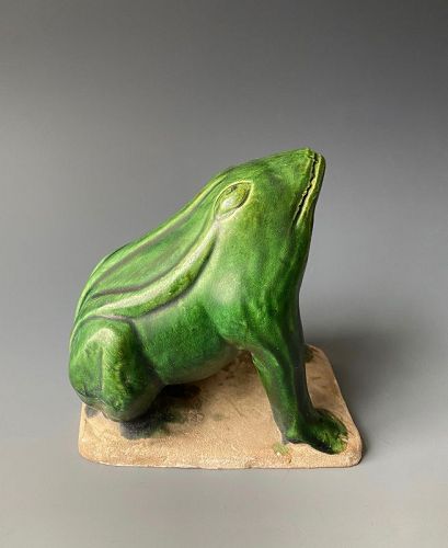 Chinese Antique Pottery Figure of a Frog