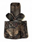 Japanese Antique Fireman's Hood with Tiger