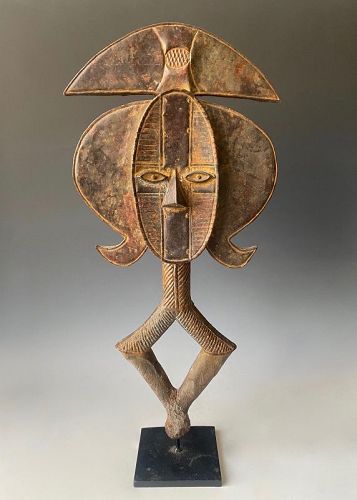 Antique Mbulu Ngulu Reliquary Figure,  Bakota People, Gabon, Africa