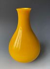 Chinese Antique Yellow Peking Glass Vase
