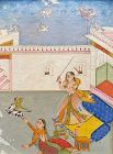 Indian Antique Miniature Painting of Beauties