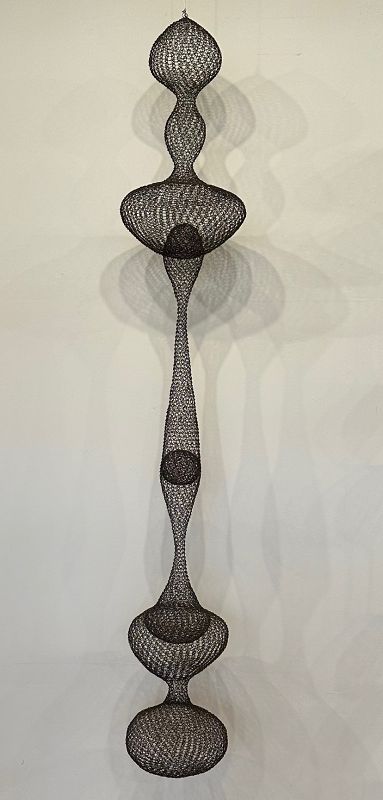 Organic Woven Mesh Wire Sculpture by Ulrikk Dufosse