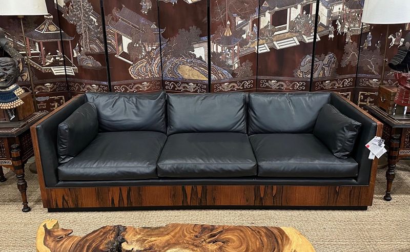 Milo Boughman Leather Sofa