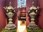 Monumental Tokugawa 17th C. Japanese Bronze Temple Lanterns