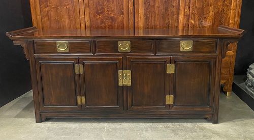 Vintage Huanghuali Ming Style Coffer Altar Table