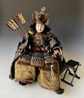 Japanese Musha-ningyo Samurai Doll, Edo Period