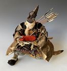 Japanese Antique Samurai Doll, Takenouchi no Sukune