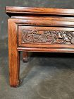 Vintage Chinese Low Table Three Dragons Huanghuali