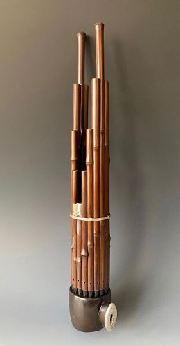 Japanese Antique Bamboo Shō,  Gagaku Flute
