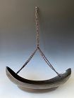 Japanese Antique Hanging Suiban, Bronze