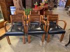 Art Deco French Set of 6 Dining Chairs