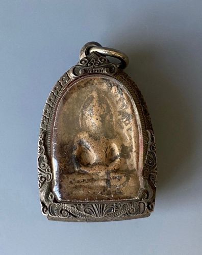 Thai Antique Phra Somdej Buddhist Amulet