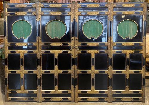 Japanese Antique Set of Shrine Doors