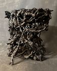 Antique Japanese Root Stand Mixed Woods Meiji Era