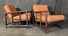 Pair of Iconic McGuire Club Chairs C. 1970's