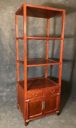 20th Century  Chinese Overscale Book Shelf Cabinet