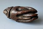 Japanese Boxwood Buddhas Hand Netsuke