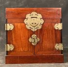 Antique Chinese Huanghuali Document Chest 19th Century